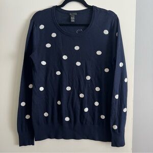 Anthropologie Only Mine polka dot sweater